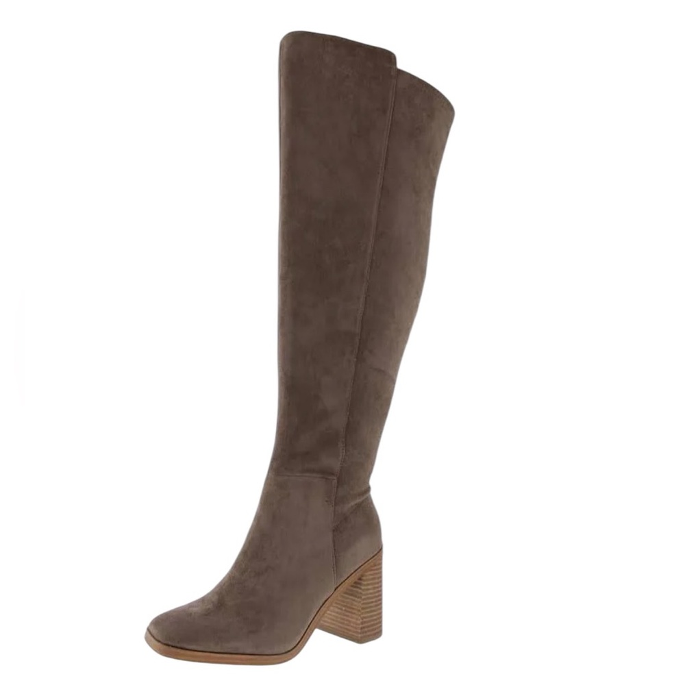 DV Dolce Vita Finnegan Women’s Over-The-Knee Brown Faux Suede Boots